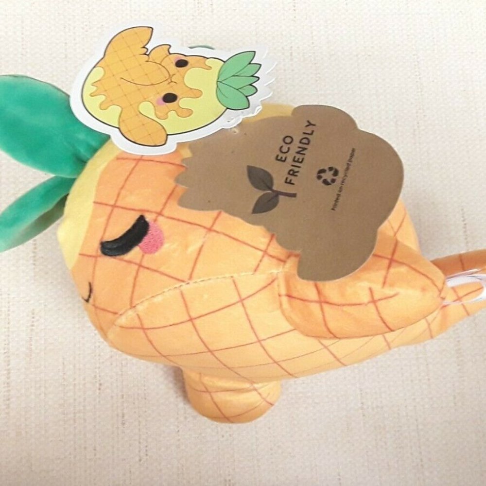 Nomwhal Pineapple Tasty Peach Whale Plush Toy Exclusive New Tags
